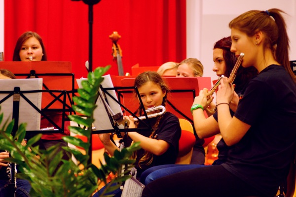 Das Jugendorchester der Gitschtaler Trachtenkapelle Weißbriach