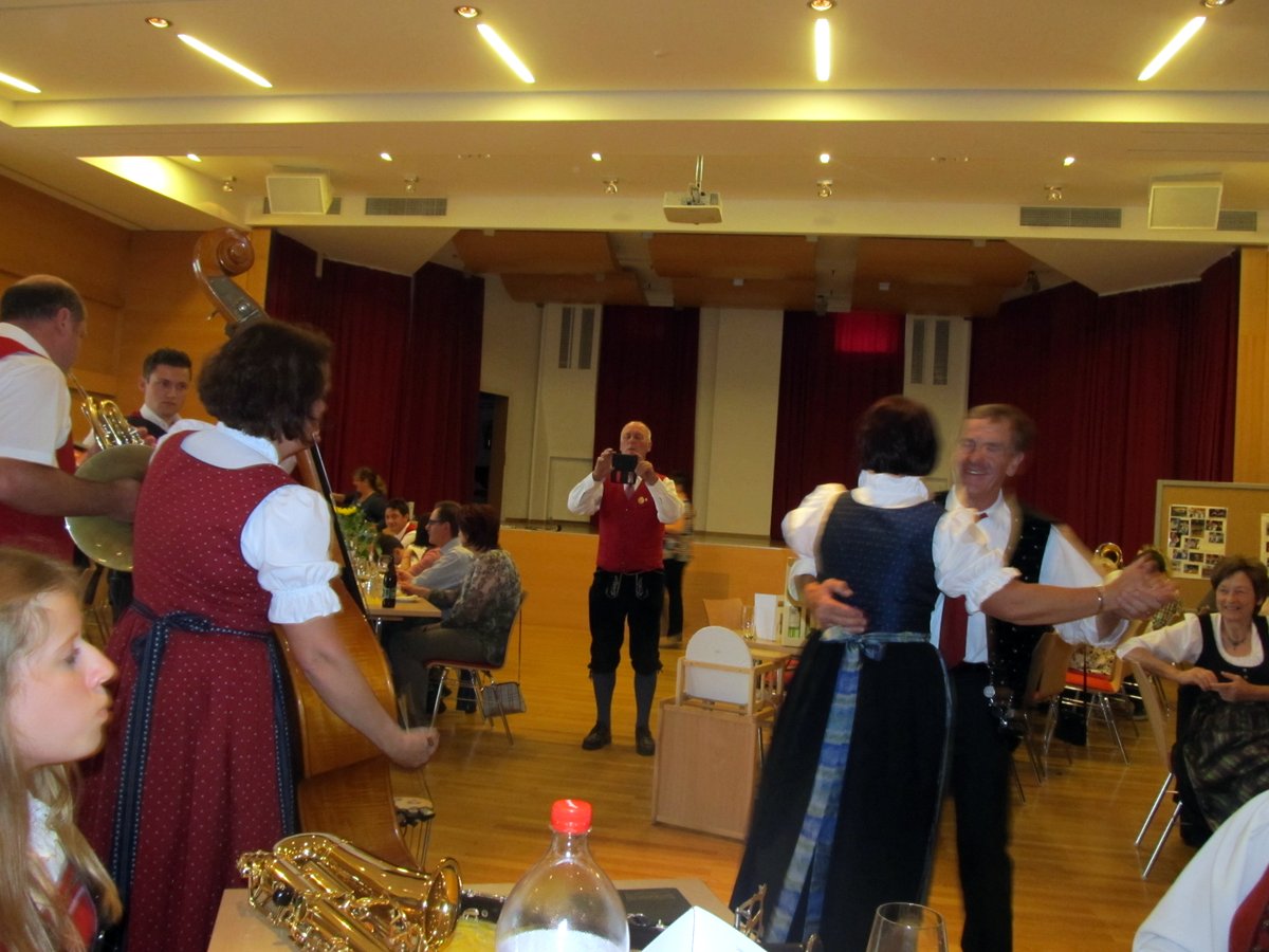 Bei der Feier