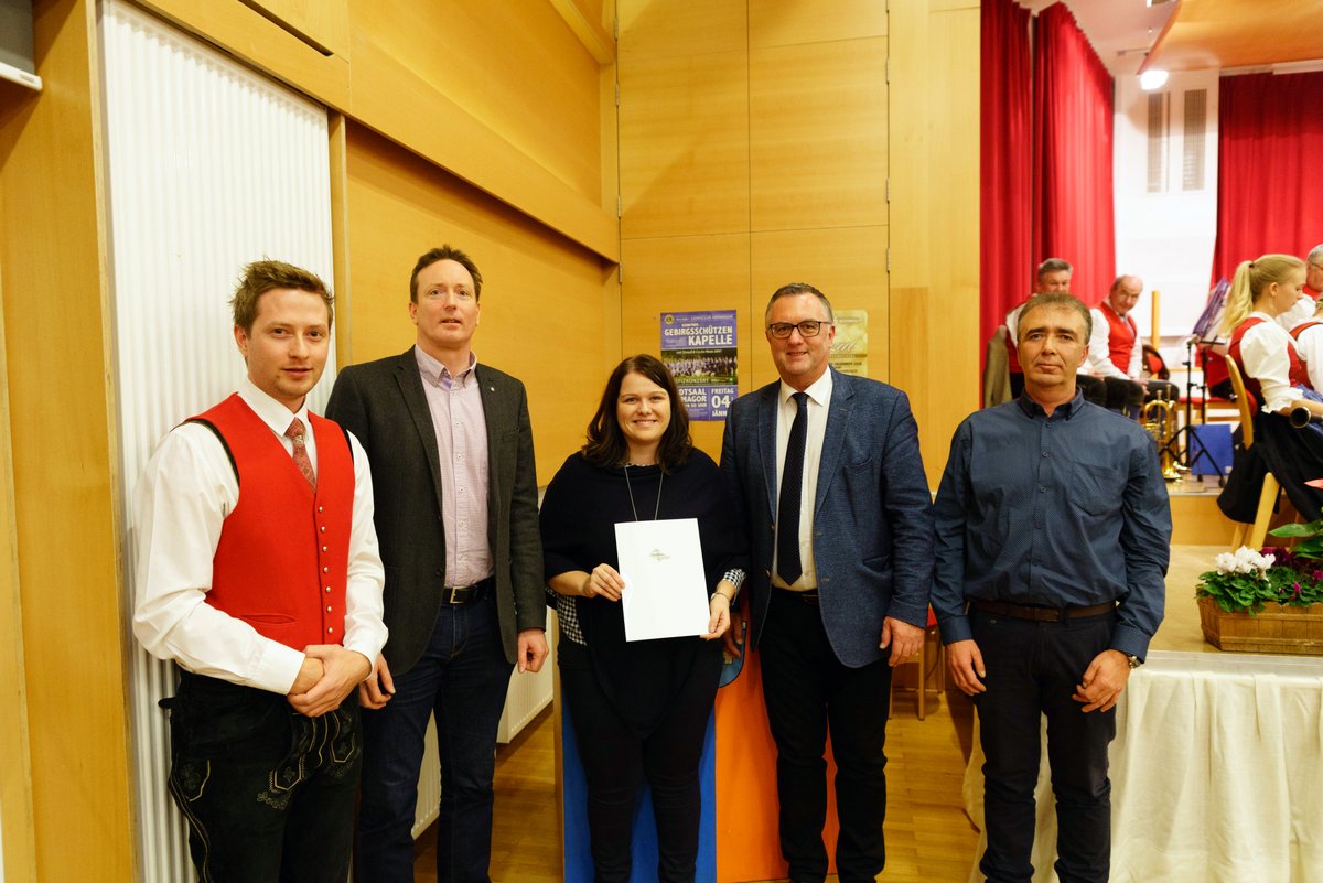 Beatrice Traar wurde für 15 Jahre Mitgliedschaft geehrt